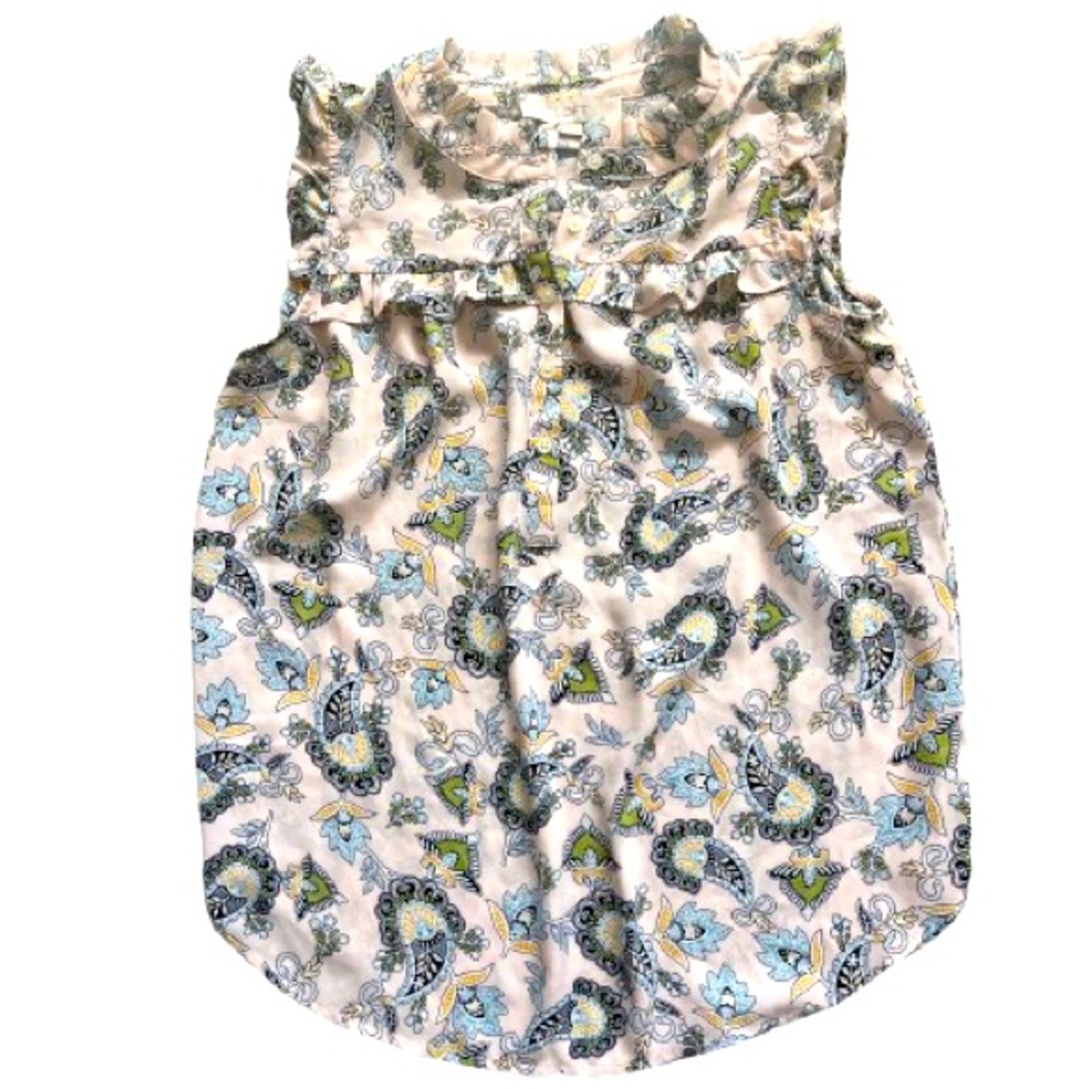 LOFT Multicolor Paisley Print Blouse -XS